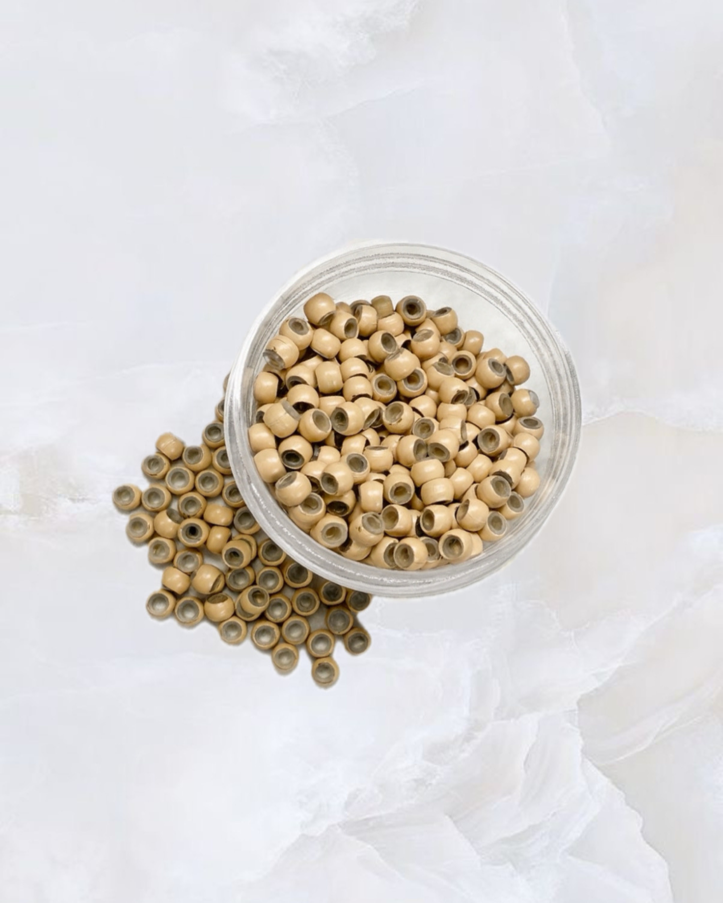 Blonde Nano Microring Beads
